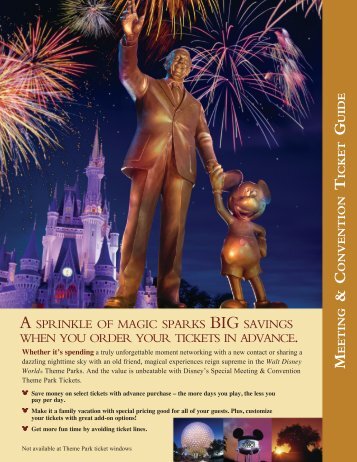 Walt Disney World Meeting & Convention Ticket Guide - usetda