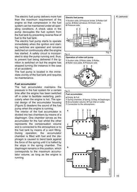 Gasoline Fuel-Injection System K-Jetronic