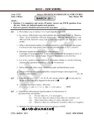 Question Paper - IETE