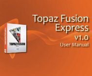 User Manual - Topaz Labs