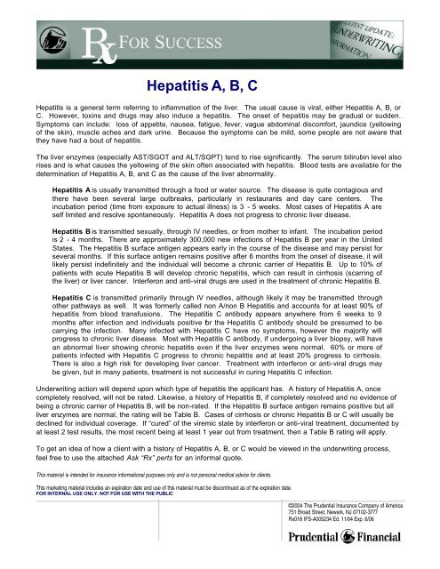 Hepatitis A B C Bsi Home