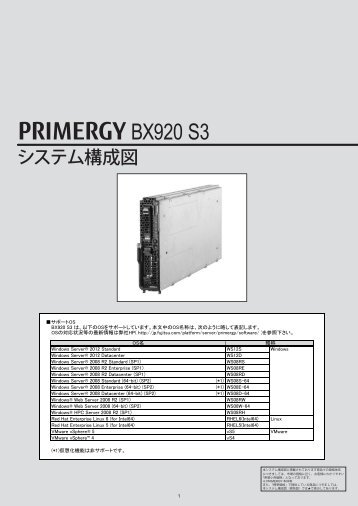 PRIMERGY BX920 S3 Ã£Â‚Â·Ã£Â‚Â¹Ã£ÂƒÂ†Ã£ÂƒÂ Ã¦Â§Â‹Ã¦ÂˆÂÃ¥Â›Â³ (2013Ã¥Â¹Â´4Ã¦ÂœÂˆ ... - Ã¥Â¯ÂŒÃ¥Â£Â«Ã©Â€Âš - Fujitsu