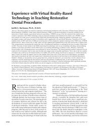 Experience with Virtual Reality-Based Technology in Teaching ...