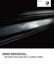 BMW Individual catalogue (PDF, 4.56 MB) - BMW Asia