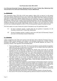 Tree Preservation Order 004 of 2010 2 to 28 (evens) Somersby ...