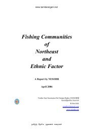 Fishing Communities of Northeast and Ethnic Factor A Report by ...