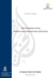 The Al-Hashimi Crisis: Position wars between the Iraqi forces