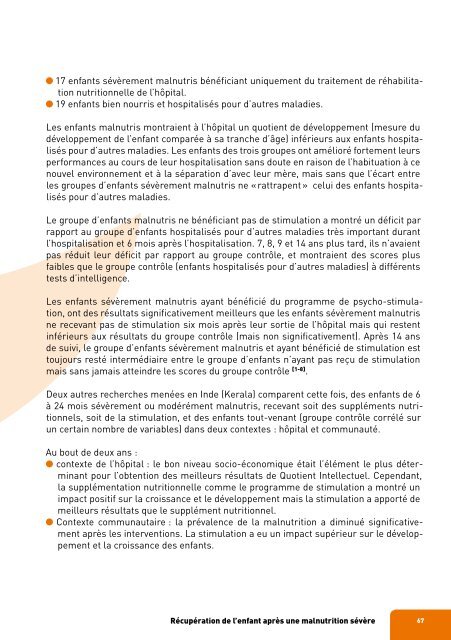 les modèles conceptuels en malnutrition infantile - Action Against ...