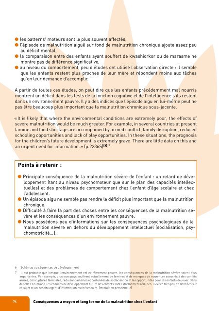 les modèles conceptuels en malnutrition infantile - Action Against ...