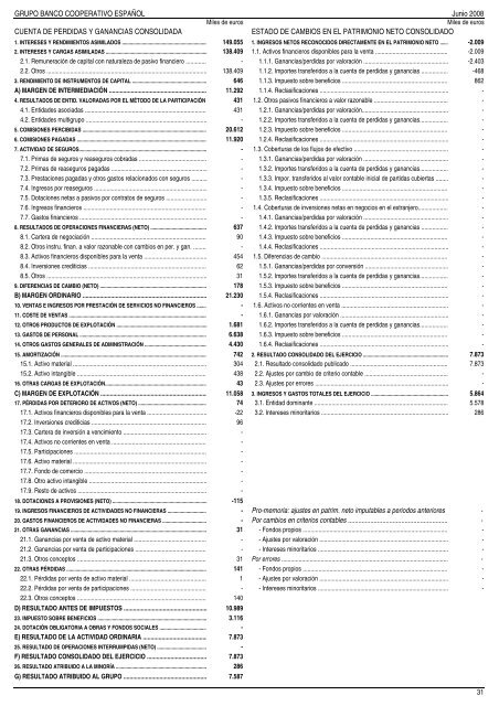 Estados Financieros Consolidados Junio 2008 - AsociaciÃ³n ...