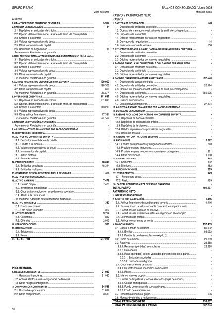 Estados Financieros Consolidados Junio 2008 - AsociaciÃ³n ...