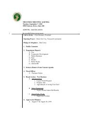 TRUSTEES MEETING AGENDA - Deerfield Township, Ohio