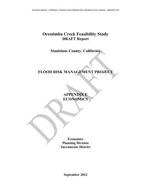 Orestimba Creek Feasibility Study - Stanislaus County