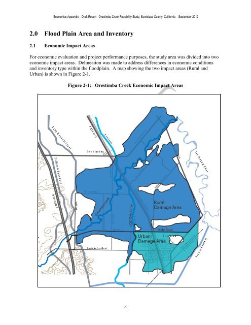 Orestimba Creek Feasibility Study - Stanislaus County