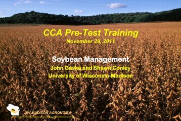 Soybean management and production, 11-30-2012 - Integrated Pest ...