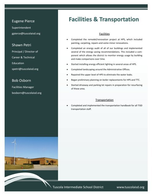 Annual Ed Report - Tuscola Intermediate School District