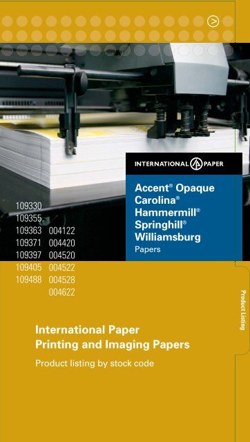 Hammermill Color Copy Digital Paper 102541