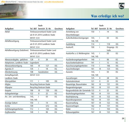 Informationsbroschüre der Samtgemeinde - Samtgemeinde Harsefeld