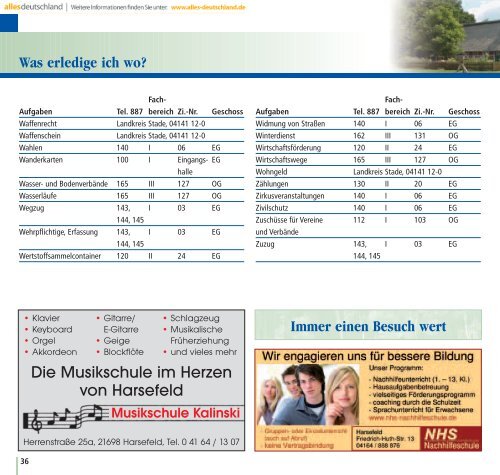 Informationsbroschüre der Samtgemeinde - Samtgemeinde Harsefeld