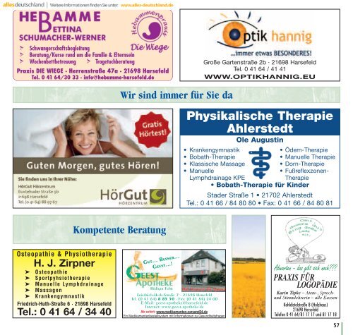 Informationsbroschüre der Samtgemeinde - Samtgemeinde Harsefeld