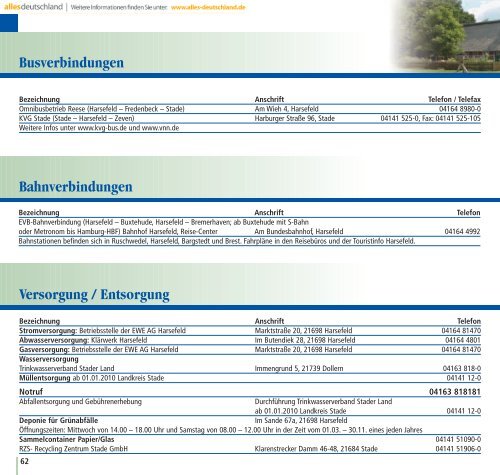 Informationsbroschüre der Samtgemeinde - Samtgemeinde Harsefeld