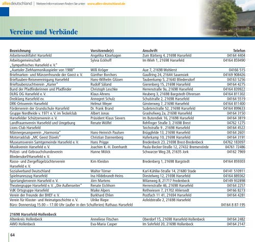 Informationsbroschüre der Samtgemeinde - Samtgemeinde Harsefeld