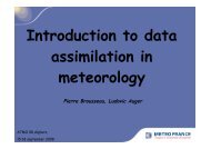 Introduction to data assimilation in meteorology - ForOT Optical ...