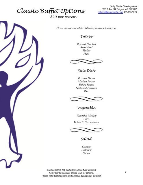 the Kerby Centre Catering Menu (pdf)