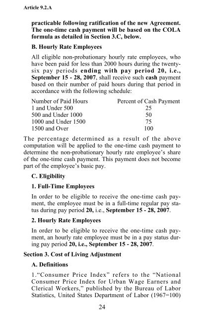 National Agreement 2006-2011 - NALC Branch 1100