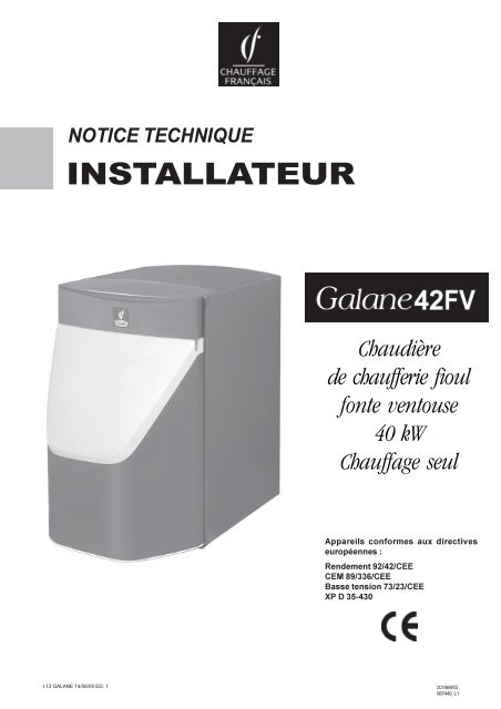 GALANE 42 FV installateur - Jean-Paul GUY
