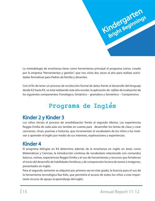 Annual Report 11-12 - Colegio Panamericano