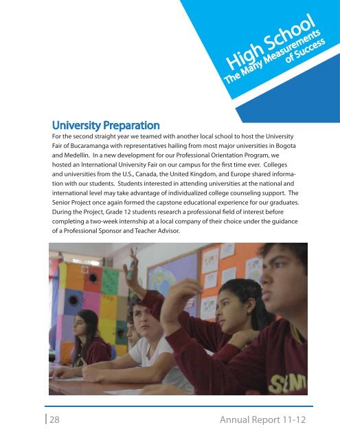 Annual Report 11-12 - Colegio Panamericano
