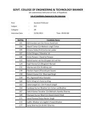 List of Candidates Appeared in interview for Asst. Professor in ...