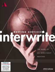 interwrite MEETING SERVICES