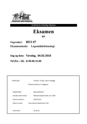 RES 07 - Legemiddelteknologi - 04022010