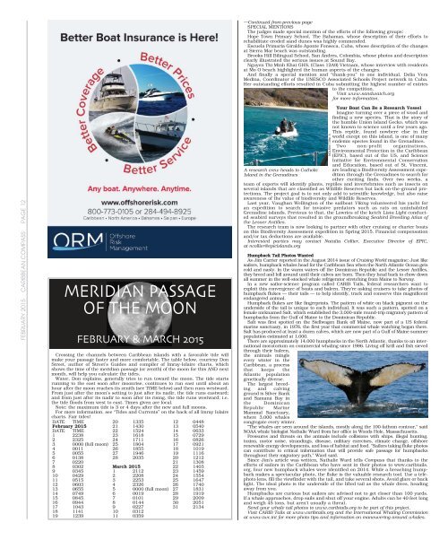 Caribbean Compass Yachting Magazine February 2015