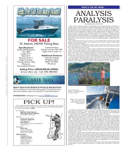 Caribbean Compass Yachting Magazine February 2015