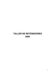 TALLER DE RETENEDORES 2006 - Amocvies