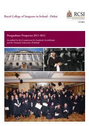 Royal College of Surgeons in Ireland - Dubai - Institute of Leadership