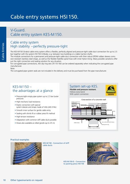 Price list 2012. Cable Entries - hauff technik