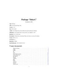 Package 'TukeyC'