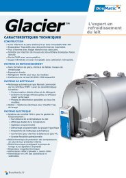 Tank Ã  lait Glacier - BouMatic