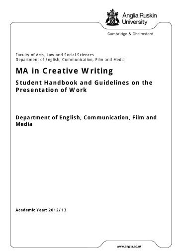 creative writing ma durham