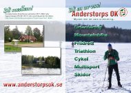 Anderstorps OK Bli en av oss! Bli medlem! - IdrottOnline Klubb