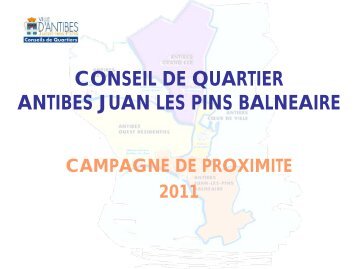 conseil de quartier antibes ouest residentiel - Antibes Juan-les-Pins