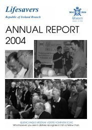 Annual Report 2004 Pages - Royal Life Saving Society Ireland