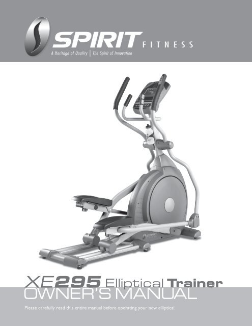 Spirit Fitness - The Spirit of Innovation