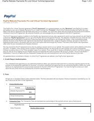 PayPal Website Payments Pro and Virtual Terminal Agreement ...