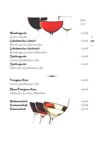 Weinkarte komplett 2012 - Hotel Haus Oberwinter