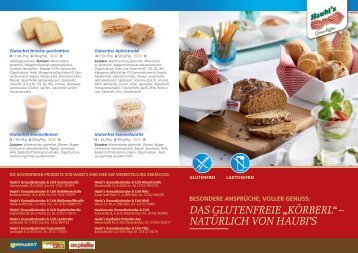 Das glutenfreie „Körberl“ – natürlich von haubi's - Haubis